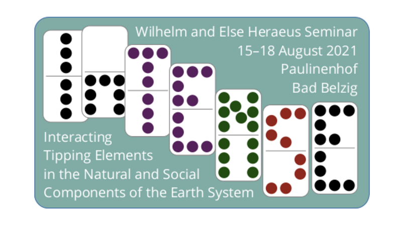 WE-Heraeus-Seminar on "Interacting Tipping Elements in the Natural and Social Components of the Earth System" (InTENSE)