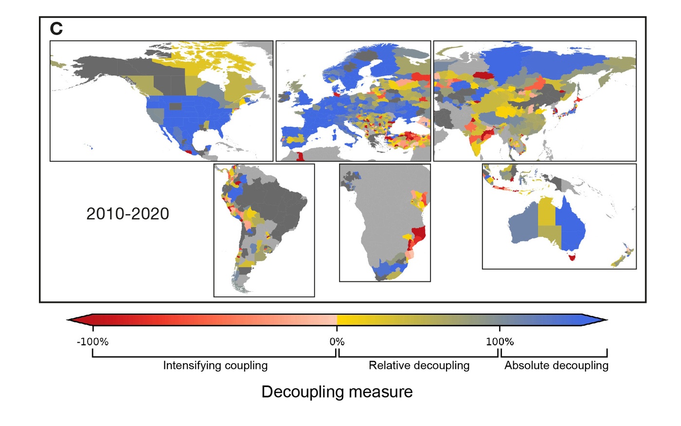 Green growth: 30 percent of regions worldwide achieve economic growth while reducing carbon emissions